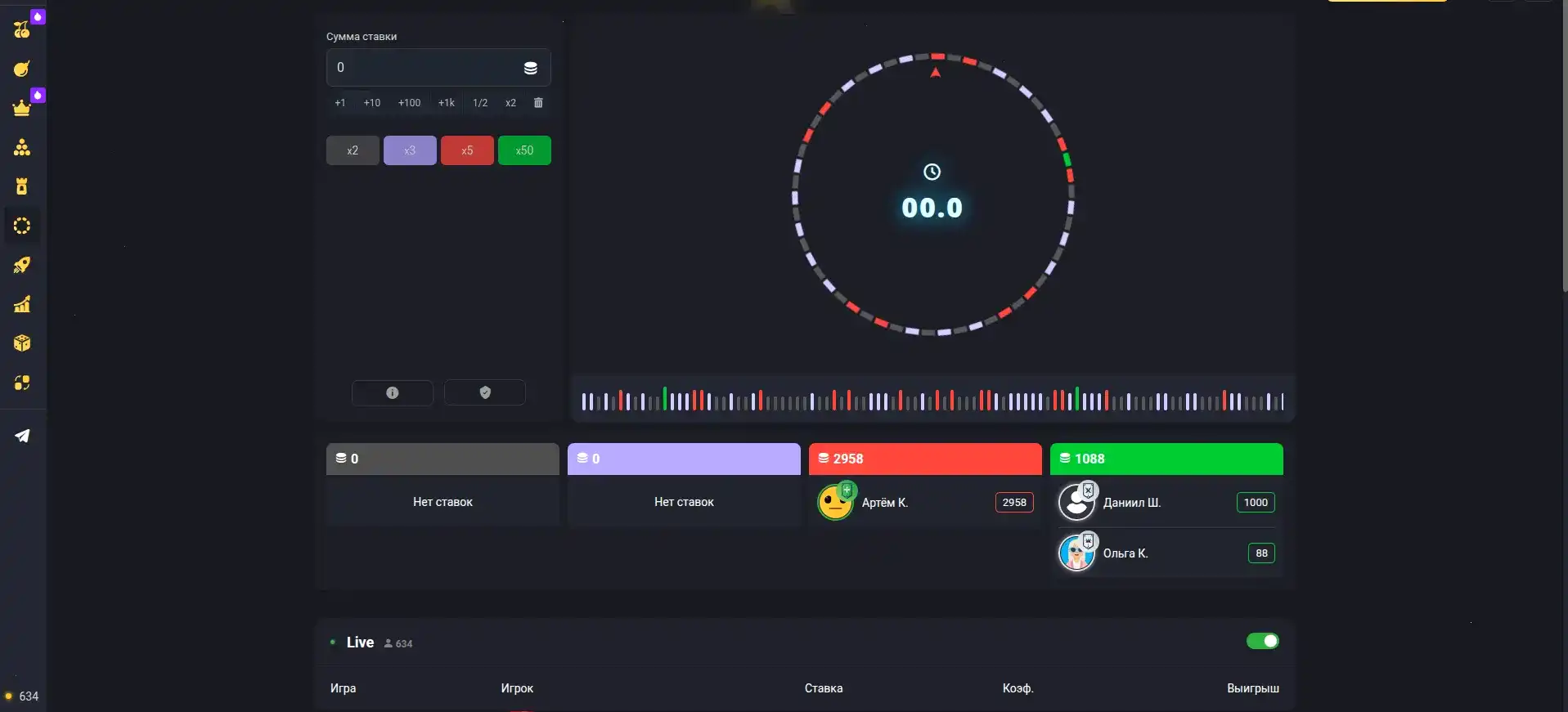 Бонусы и акции в казино Комета